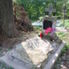 Grób na cmentarzu w Nowym Mieście k/Dobromila, Ukraina - po zadbaniu.