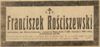 Franciszek Rościszewski