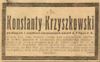 Konstanty Krzyszkowski