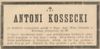 Antoni Kossecki