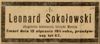 Leonard Sokołowski