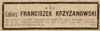Franciszek Krzyżanowski