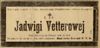 Jadwiga Vetterowa