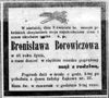 Bronisława Borowiczowa