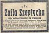 Zofia Szeptycka