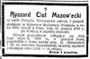 Ryszard Cioł Mazowiecki