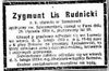 Zygmunt Rudnicki h. Lis