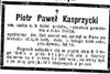 Piotr Paweł Kasprzycki