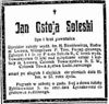 Jan Soleski h. Ostoja