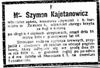 Szymon Kajetanowicz