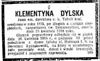 Klementyna Dylska