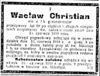 Wacław Christian