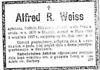 Alfred R. Weiss