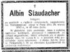 Albin Staudacher