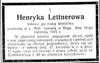 Henryka Lettnerowa