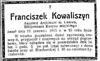 Franciszek Kowaliszyn