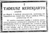 Tadeusz Kerekjarto