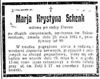Maria Krystyna Schenk
