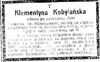 Klementyna Kobylańska
