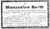 Mieczysław Barth