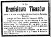 Bronisława Tkaczów