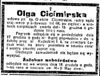 Olga Cicimirska