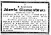 Józefa Clementowa