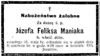 Józef Feliks Maniak