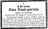 Klara Przedrzymirska