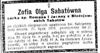 Zofia Olga Sabatówna