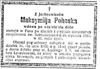 Maksymilja Pohoska