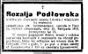 Rozalia Podłowska