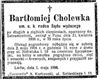 Bartłomiej Cholewka